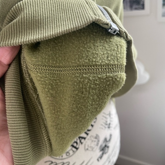 Lululemon Scuba Oversized Full Zip Hoodie - Bronze Green - Picture 11 of 12